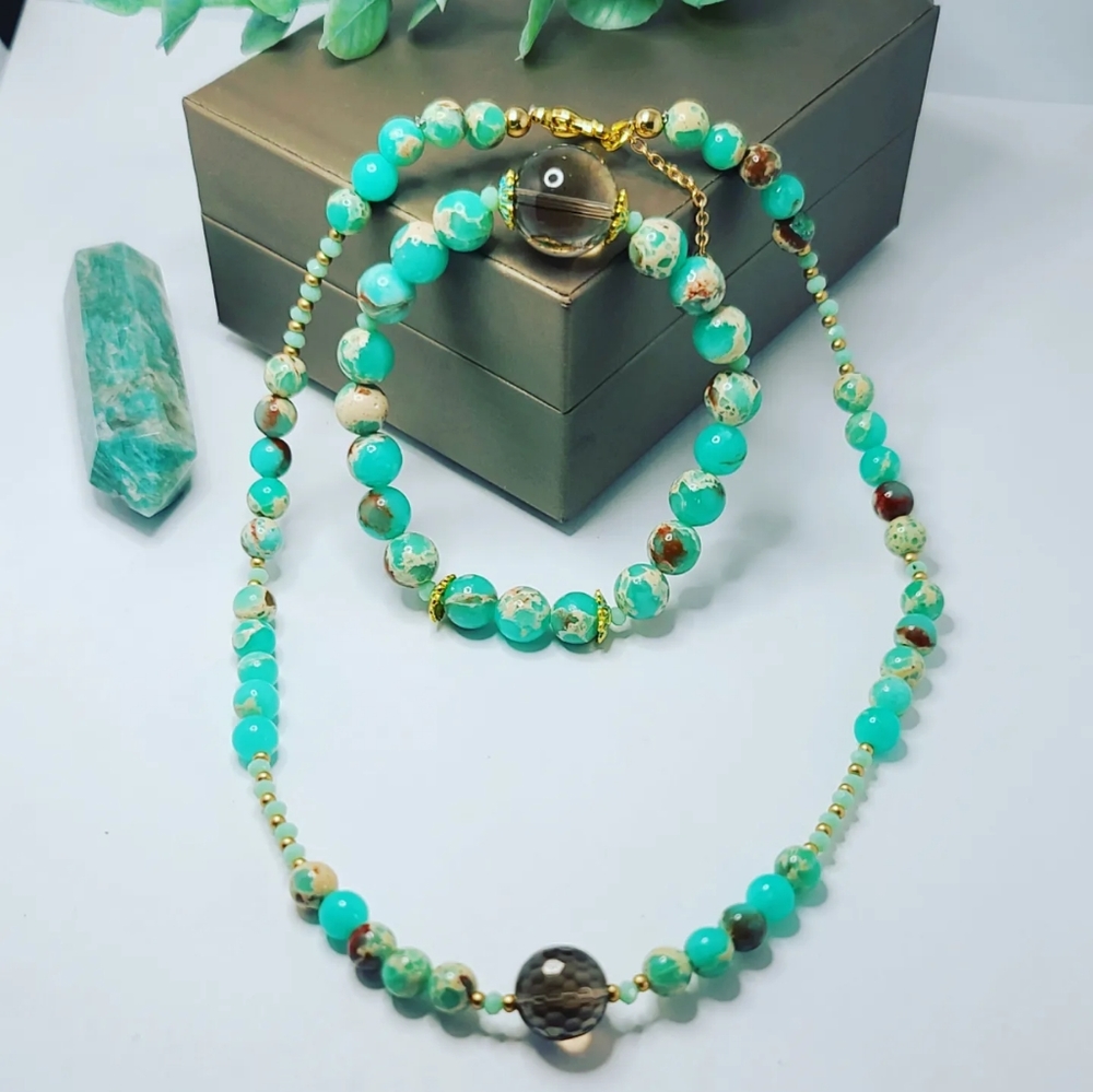 Imperial Jasper necklace